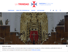 Tablet Screenshot of parroquialatrinidad.es